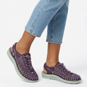 KEEN Uneek Purple Waterproof Sandals Size 10